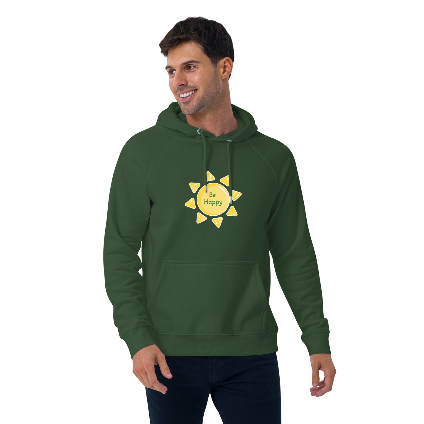 Sweat à capuche écologique Raglan unisexe