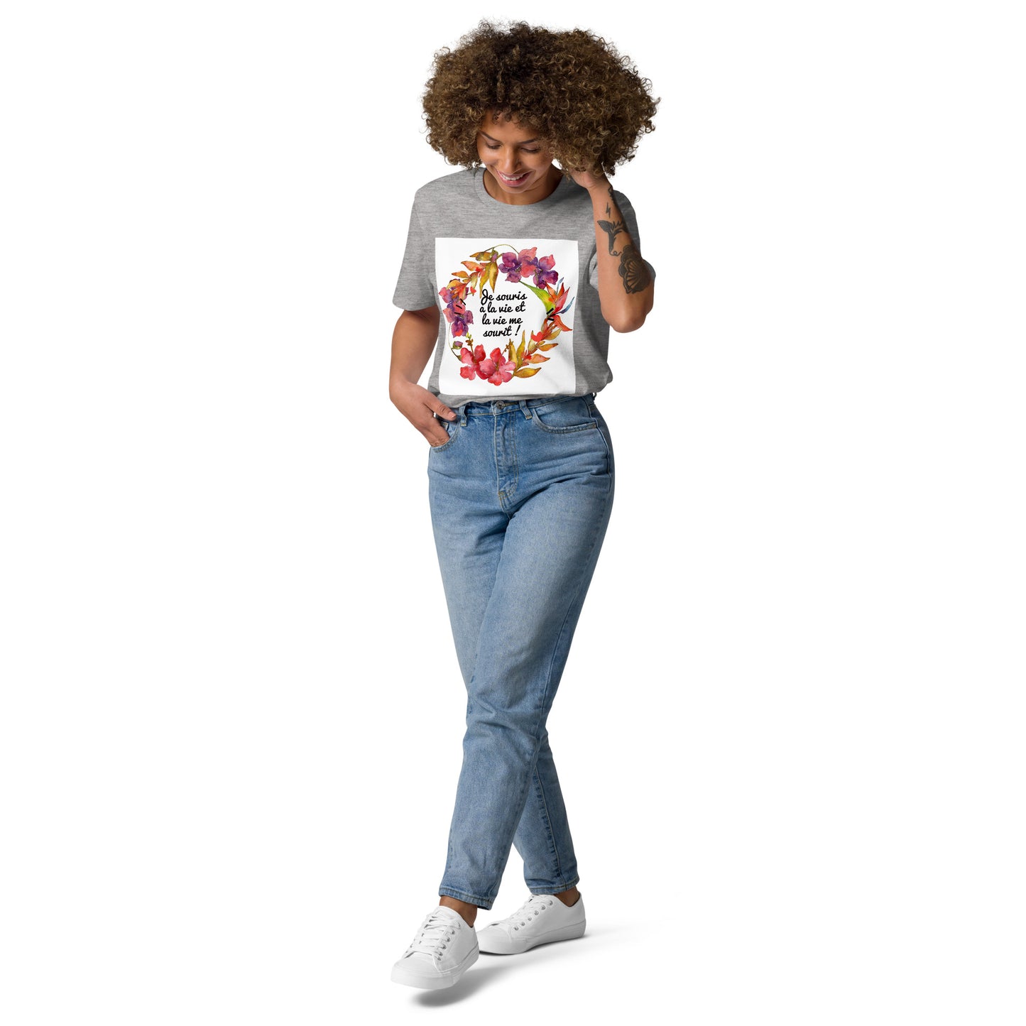 T-shirt unisexe en coton biologique