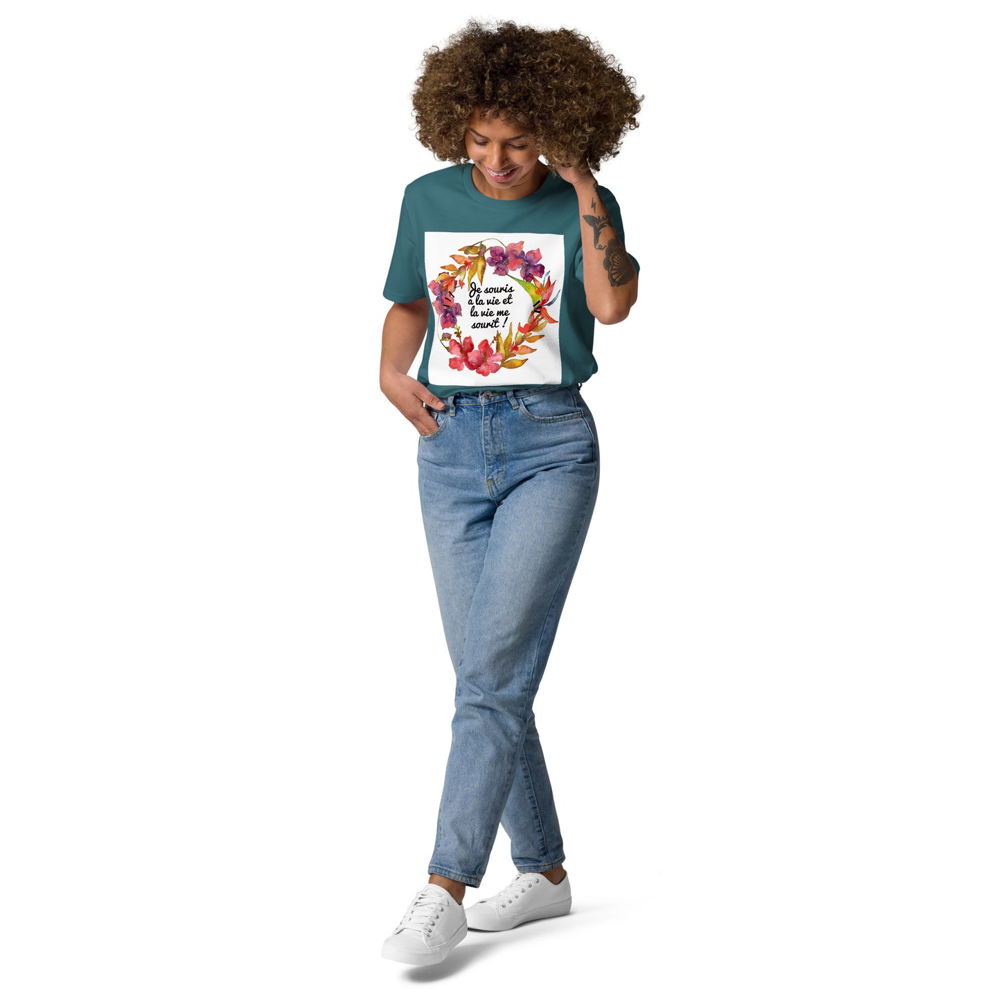 T-shirt unisexe en coton biologique