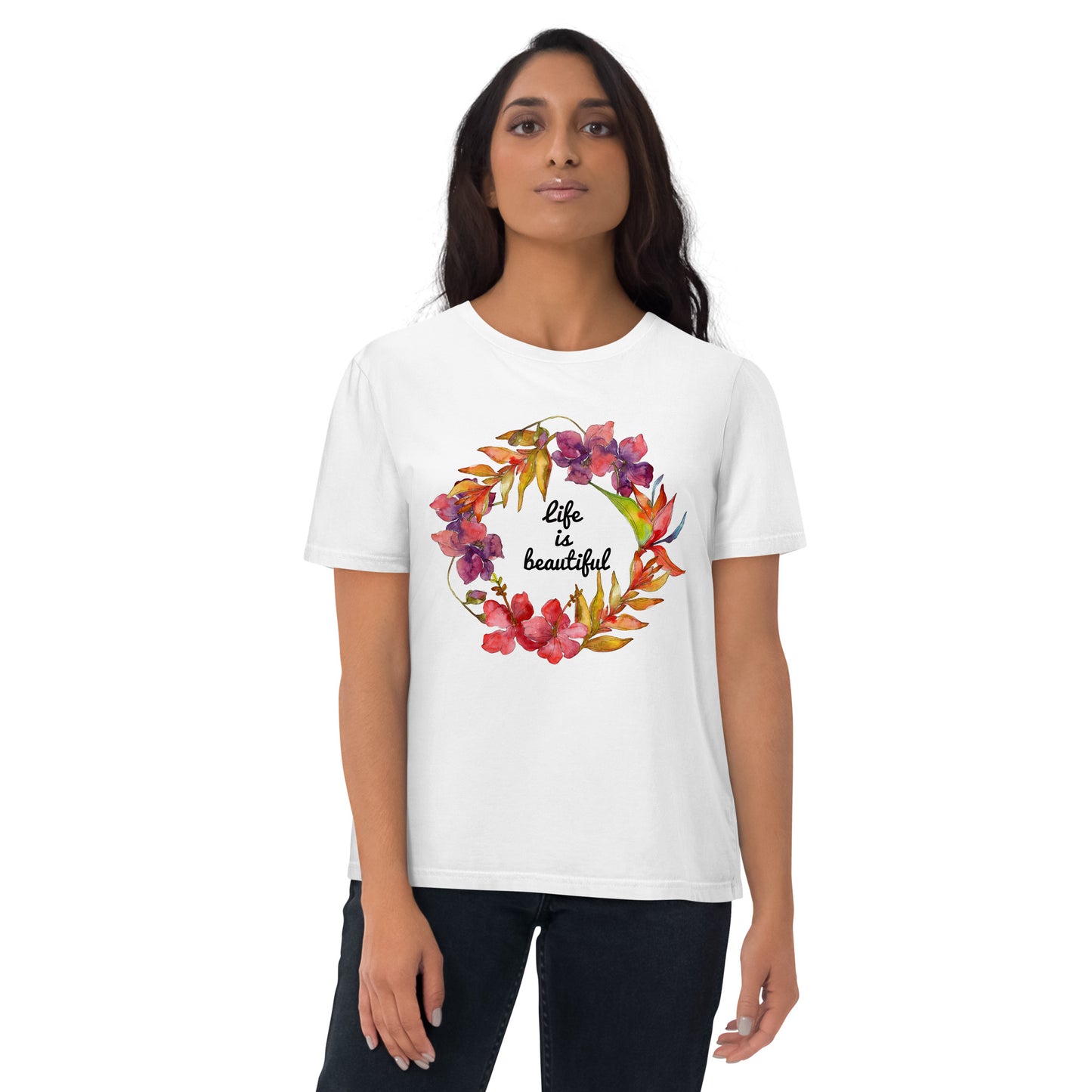 T-shirt unisexe en coton biologique