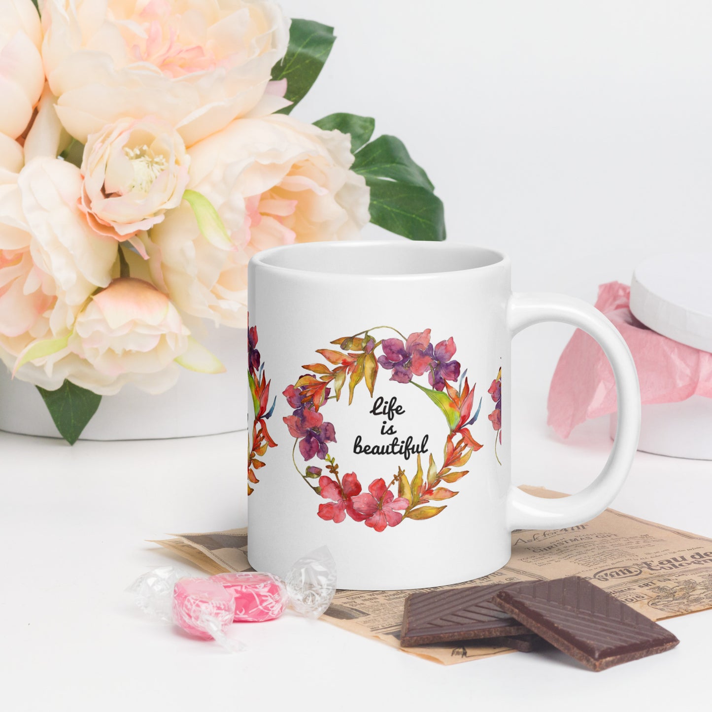 Mug Blanc Brillant